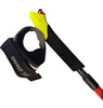 LEKI Nordic Walking Carbon Blade Race Vario Walking Poles Red 130cm-150cm
