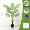 Artificial Areca Palm Tree 4FT - Fake Plants Bird of Paradise Palm Tree