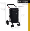 Shopping Trolley on Wheels | Alexander Graham 6 Wheel Model