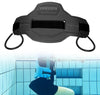Swim Floating Belt,Water Aerobics Swimming Belt with Fixing Straps Black