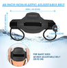 Swim Floating Belt,Water Aerobics Swimming Belt with Fixing Straps Black
