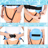Swim Floating Belt,Water Aerobics Swimming Belt with Fixing Straps Black