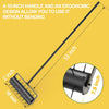 evtmag 18-inch Rolling Lawn Aerator Garden Tools for Aeration and Soil Health