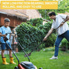 evtmag 18-inch Rolling Lawn Aerator Garden Tools for Aeration and Soil Health