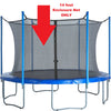 Replacement Upper Bounce 14-Foot Trampoline Replacement Enclosure Net