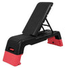 Multi-Functional Aerobic Deck Versatile Fitness Station Red/Black