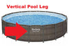 Replacement VERTICAL POOL LEG Bestway Power Steel 18FTX48IN Round Swimming Pool