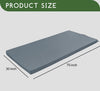 Portable Camping Mattress Sleep Pad 30in X 75in for Adults Single Grey