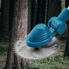 SANJIAN Electric Weed Eater, Grass Trimmer, Edger Lawn Tool 9in Cutter with 2 Batteries