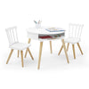 Delta Children Hudson Storage Table and 2-Piece Chair Set White
