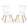 Delta Children Hudson Storage Table and 2-Piece Chair Set White