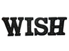 WISH Marquee Wall Light Metal Letters 12.5" Height