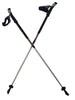 LEKI Nordic Walking Walker Unlimited Fully Adjustable Walking Pole 100-130cm  Red
