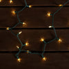 GE StayBright 300 LED Miniature Lights Warm White with Green Wire