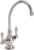 Waterstone Hampton 1200HC-PN 1.1 GPM Hot / Cold Water Dispenser Faucet with Lever Handles