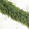 Waydress 2pcs 9ft Christmas Cedar Garland Artificial Green Cedar Pine Needl