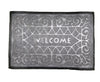 Heavy Duty Indoor/Outdoor Welcome Entrance Floor Mat Shoe Scraper, Grey