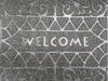 Heavy Duty Indoor/Outdoor Welcome Entrance Floor Mat Shoe Scraper, Grey
