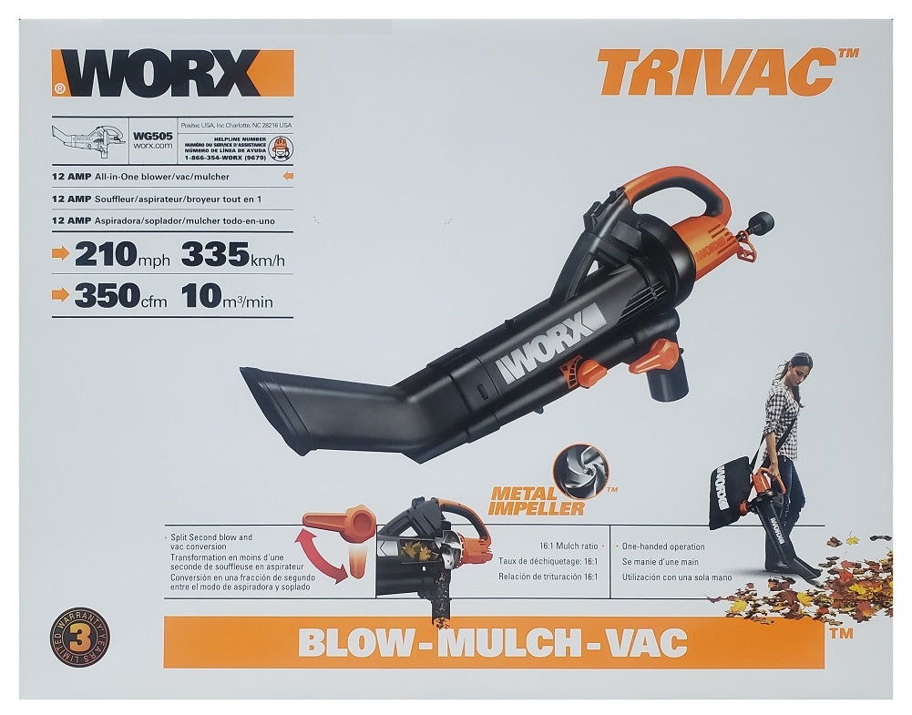 Worx trivac wg505 deals