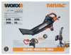 WORX WG505 TRIVAC 12 Amp 3-in-1 Electric Blower/Mulcher/Vacuum & Leaf Bag NEW