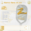 PalProt ZumWorgion Mjolnir Aero Pickleball Paddle 14mm/White