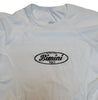 Bimini Rash Guard Long Sleeve Unisex White Shirt, Medium