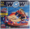 WOW Sports 1-3 Person Max Towable with Secure Deck Seating - Americana