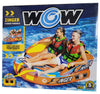 WOW Watersports Zinger 1 - 2 Person Inflatable Towable Tube for Boating