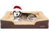 JOYELF Orthopedic Dog Bed for Large Dogs Waterproof Washable Cover 43" X 32" Coffee