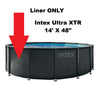 OPEN BOX Replacement Intex 14FT X 48IN Round Ultra XTR Frame Pools LINER ONLY