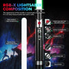 Aeddy Rechargeable Smoth Swinging RGB-X Metal Lightsaber 16 Colors