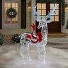Home Accents Holiday 6-foot Iridescent Twist LED Buck Holiday Decor