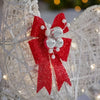 Home Accents Holiday 4.5 ft Polar Wishes LED Deer with Red Bow