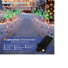 5-Pack Christmas Tree Pathway Light Green Tree on Candy Cane Stake