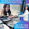 QUOKKA Puzzle Mat Roll Up Fits Jigsaw Puzzles Up to 3000-pieces 46-in X 26-in