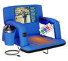 Alpcour 21-inch Heated Reclining Stadium Seat for Bleachers Blue