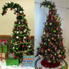 Syhood 9FT Whimsical Bendable Artificial Christmas Tree with Ornaments and Bag Green
