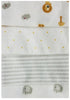 Nuby 4-Pack Neutral Receiving Blankets Gift Set, Zoo Theme