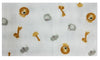 Nuby 4-Pack Neutral Receiving Blankets Gift Set, Zoo Theme