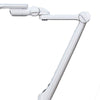 Catalina Lighting Tensor 22.13" LED Adjustable Desk Lamp & Clamp 2pc Set, Silver