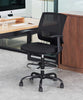 CLATINA Mario Drafting Chair - Tall Office Mesh Chair with Adjustable Foot Black