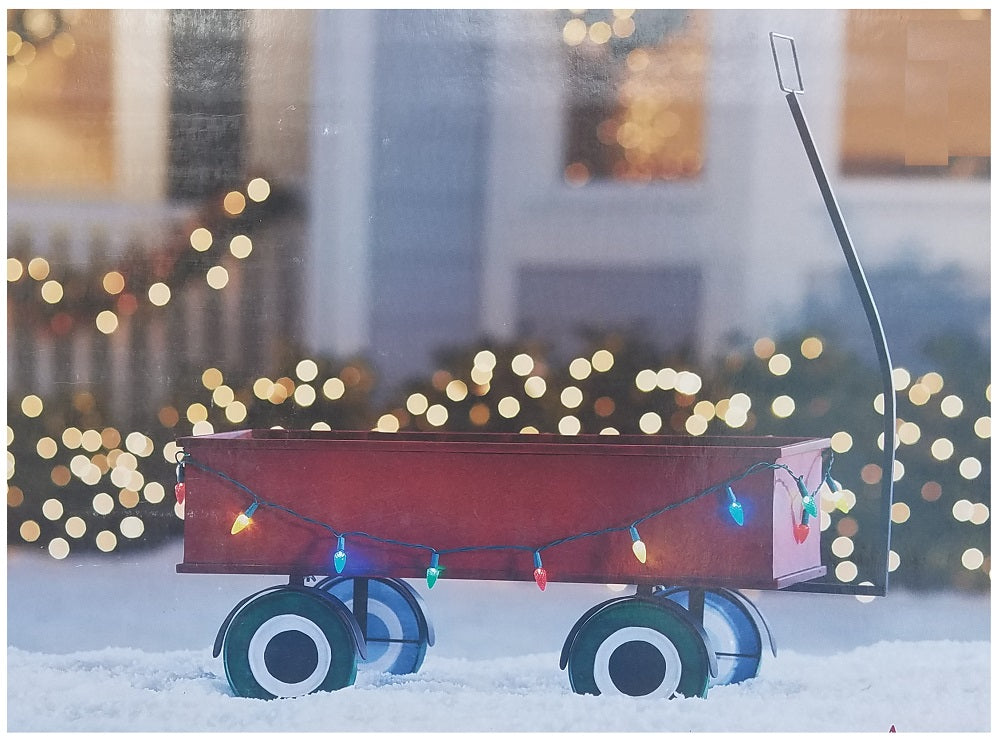 Holiday Living 35 inch Lighted Christmas Wagon