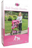 Lissi Modern Twin Doll Double Stroller Pink with Pink Trim and White Dots