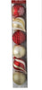 CG Hunter Holiday 6-Piece Shatter Resistant Ornaments Red/Gold/White