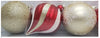 CG Hunter Holiday 6-Piece Shatter Resistant Ornaments Red/Gold/White