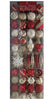 CG Hunter Shatter Resistant Ornaments 52-Pieces in Red, Gold, White