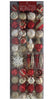 CG Hunter Shatter Resistant Ornaments 52-Pieces in Red, Gold, White