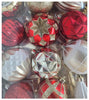 CG Hunter Shatter Resistant Ornaments 52-Pieces in Red, Gold, White