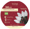 Holiday Living 100-Count 45-ft Cool White LED Faceted C9 Christmas String Lights