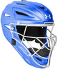 Under Armour Youth Carbon Tech Baseball/Softball Catcher's Helmet Royal (Age 7-12)